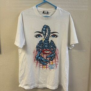 Santa Cruz Johnson Danger Scorpion Face shirt